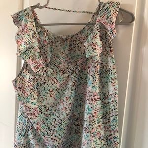 Sioni pixel multi print blouse